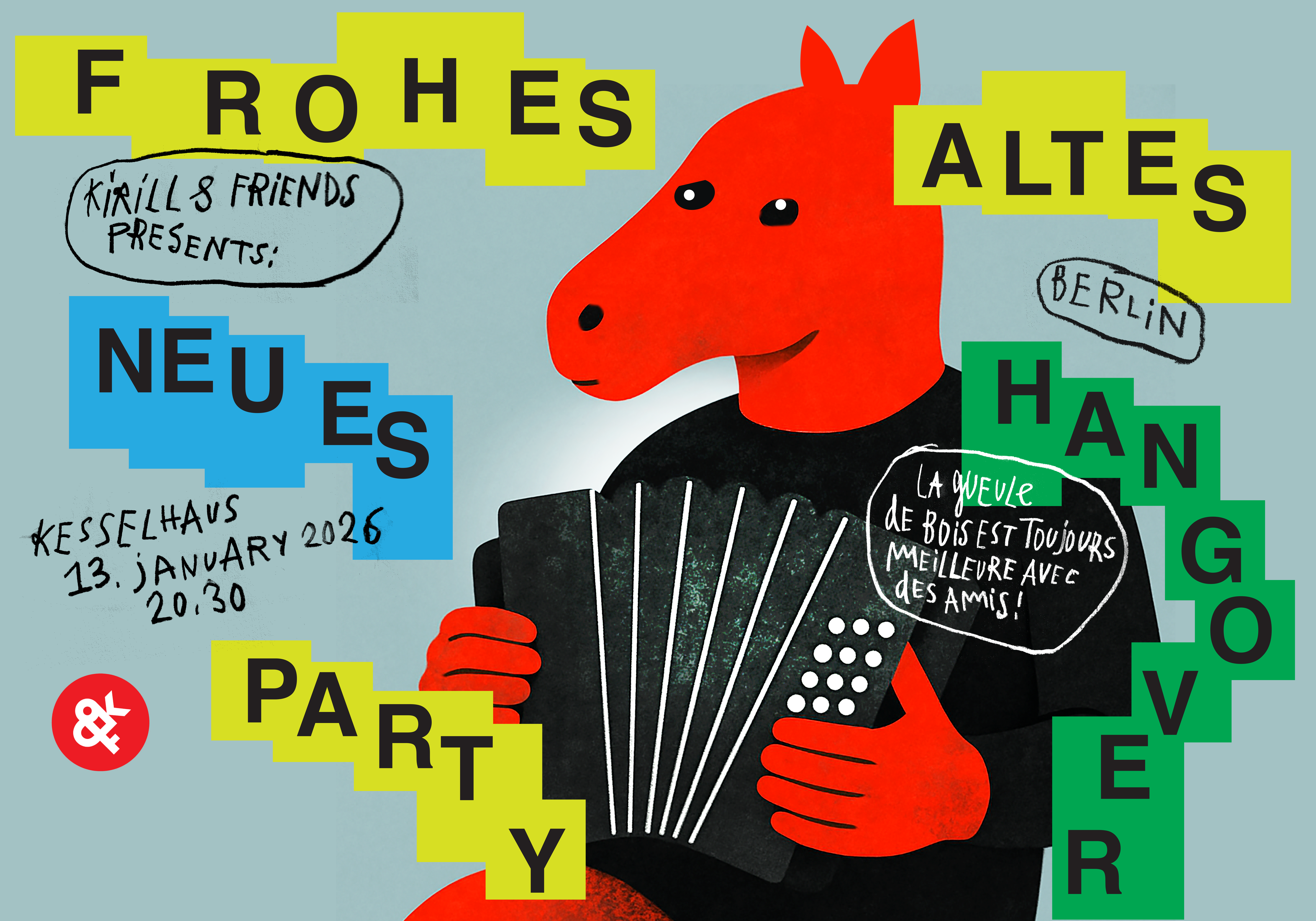 FRO­HES AL­TES NE­UES or HAN­GO­VER PAR­TY 2026